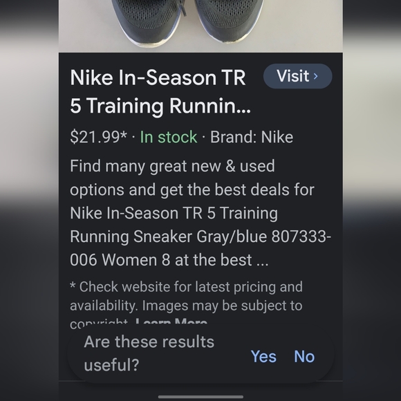 Nike In-Season TR 5 Training Running Grey/Blue Women 8 - Picture 8 of 8